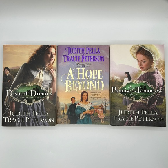 Bethany House Publishers Other - Ribbons of Steel Series Pella Peterson BUNDLE of 3 Paperback Historical Fiction